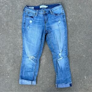 Torrid boyfriend stretch distressed front jeans Size 10